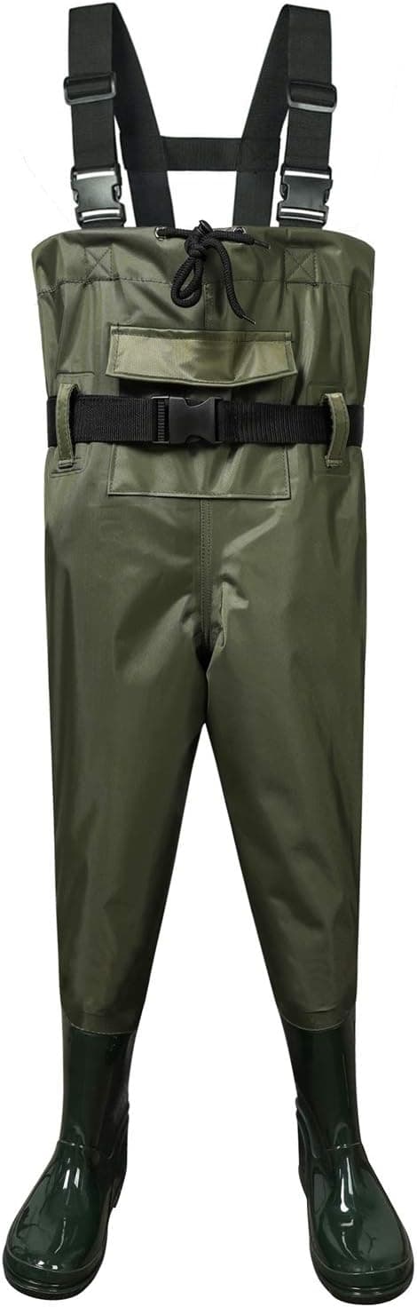 Toandon Kids Waders Fishing Waders with Boots for Children