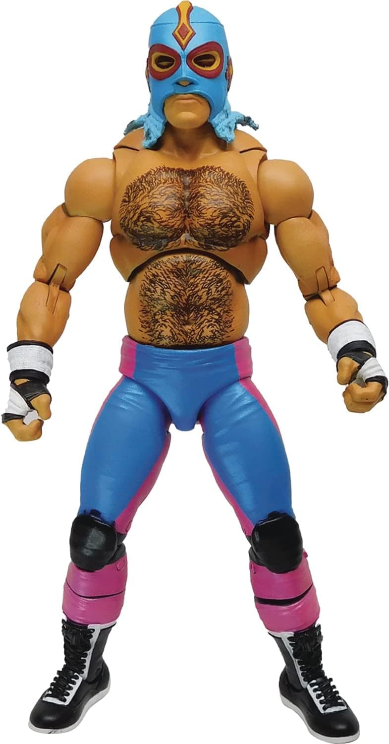 Boss Fight Studio Legends of Lucha Libre Premium Figure: Konnan Action Figure, Multicolor
