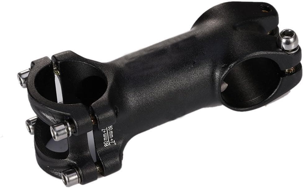 Qzc 31.8mm Aluminum Alloy Cycling Mountain Bike Short Handlebar Stem Riser Bicycle Stem Increased Control Tube Extend Adjustable Handlebar Stem