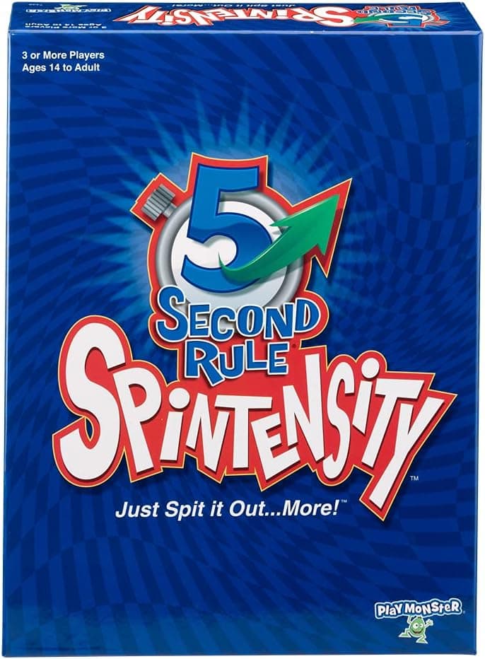 5 Second Rule Spintensity -- Randomized Timer Gives More or Less Time -- Spin to Win -- Ages 14+