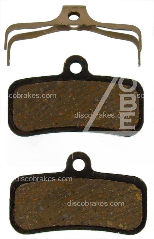 DiscoBrakes 1 Pair Disc Brake Pads Compatible with Shimano Saint BR-M810 Zee BR-M640, Made with Dupont Kevlar with Spring, Mountain Bike MTB DH XC
