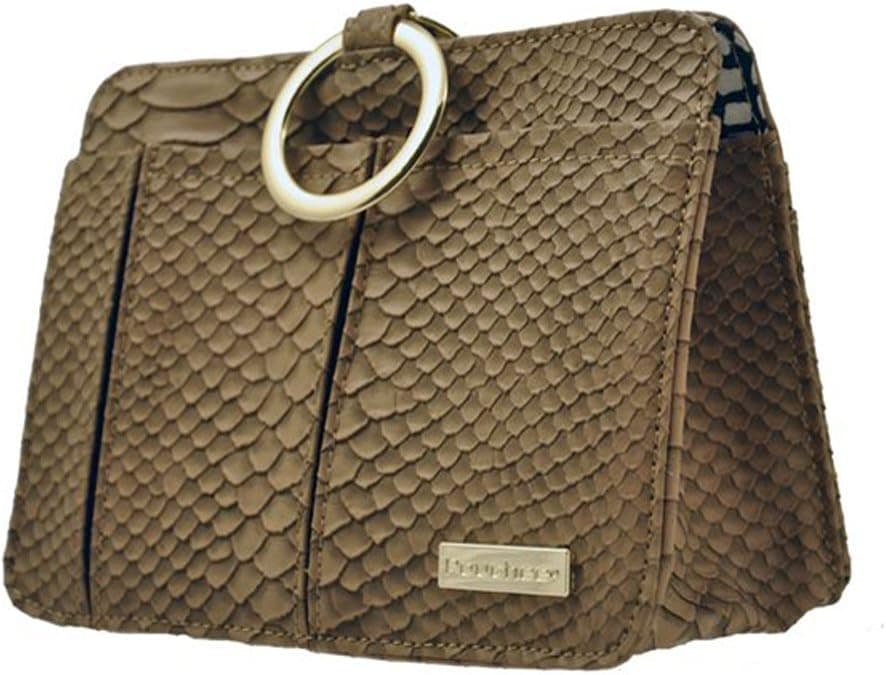 Mod Pouchee Matte Snake Purse Organizer (Sand)