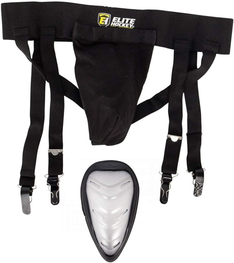 Elite Hockey, Ice Hockey, Pro Support with Cup 3-in-1 (Size Choice)