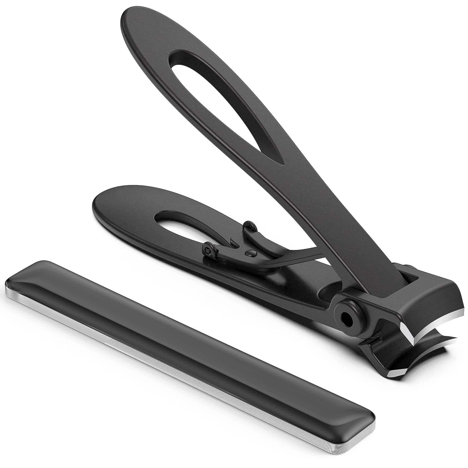 Kaasage Nail Clippers Set Suitable for Various Nail as Thick Nail Paronychia, Including Flat-Angle Nail Clippers, Large Wide-Angle Nail Clippers, Nail Files,Used for Adults, Children, and Elderly.