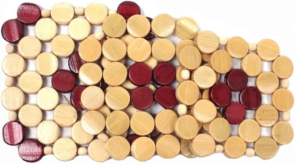 3 Pack Living Plus Natural Bamboo Wood Trivet Set Of 3