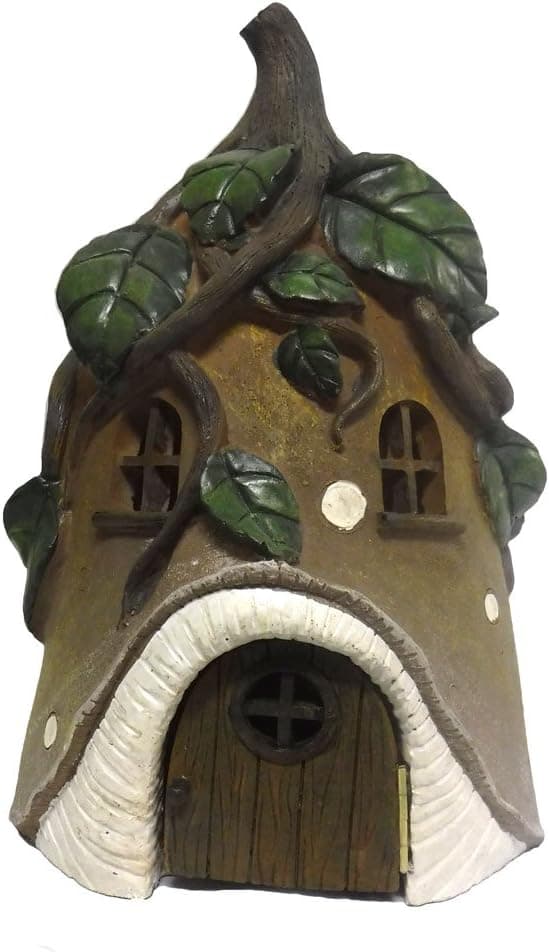 Special T Imports Resin Fairy House (Vine Roof)