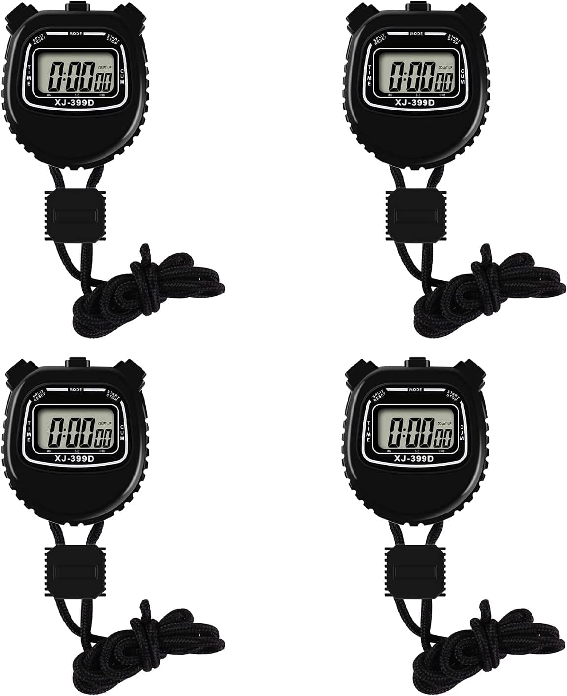 Digital Stopwatch Timers Sports Stopwatch,Simple Operation,Easy to Get Started,Stop Watch with Countdown Timer Alarm , Large Screen Display Waterproof Stopwatch for Coach Referee or Kid