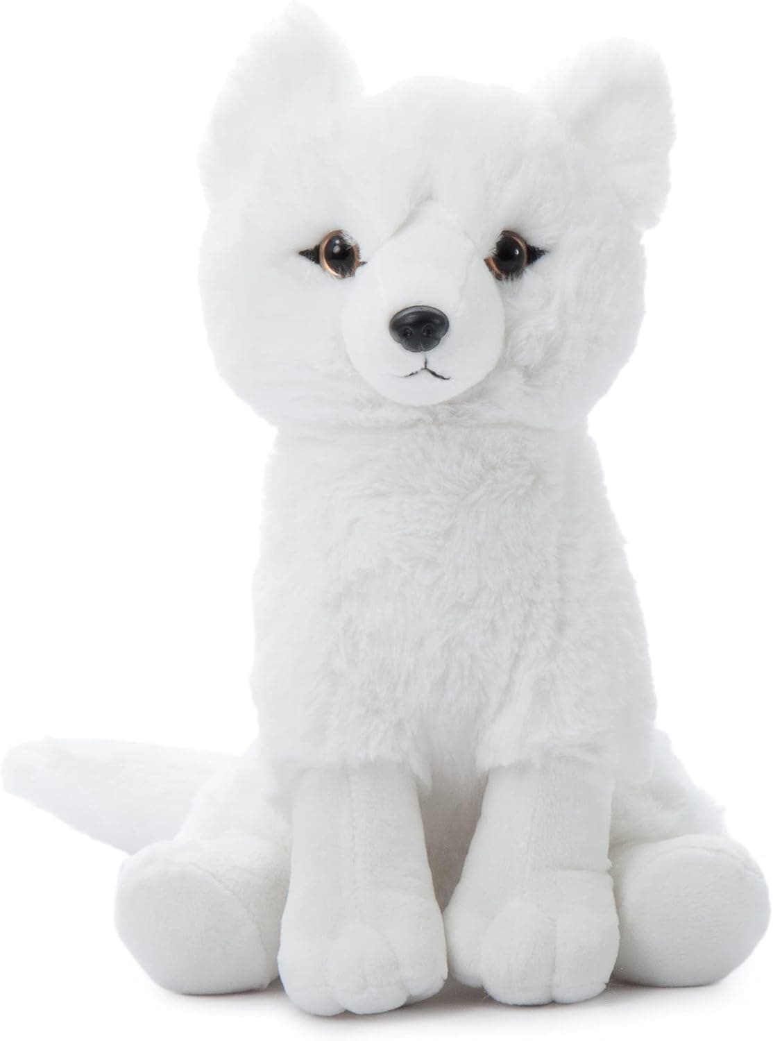 The Petting Zoo Arctic Fox Stuffed Animal, Gifts for Kids, Wild Onez Zoo Animals, Arctic Fox Plush Toy 12 inches