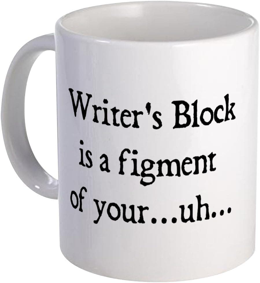 CafePress Writer's Block Mug Unique Coffee Mug, Coffee Cup
