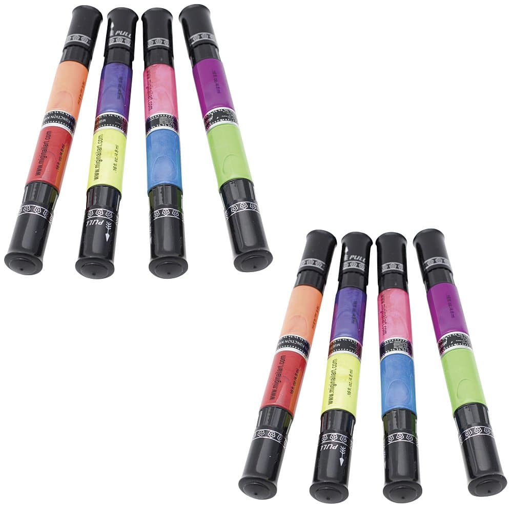 (Set of 2) Migi Art Neon Fingernail Polish: 8 Pens