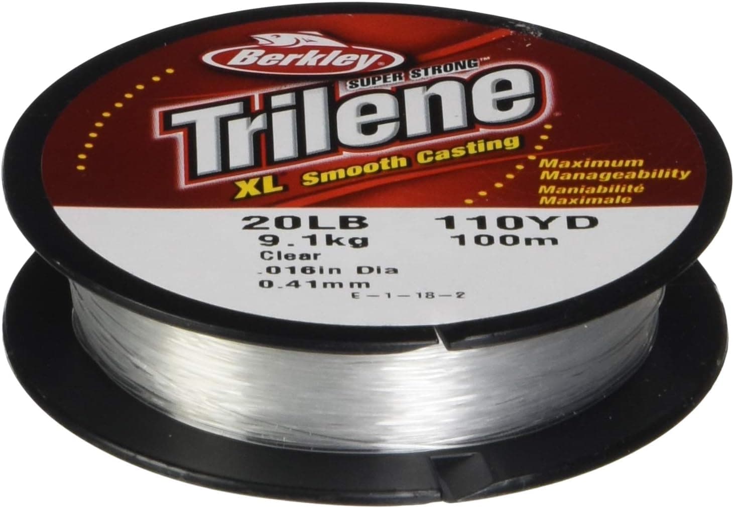 Berkley Trilene XL Smooth Casting Monofilament Service Spools (Berkley Trilene XL), Yards Per Spool : 110 - Clear