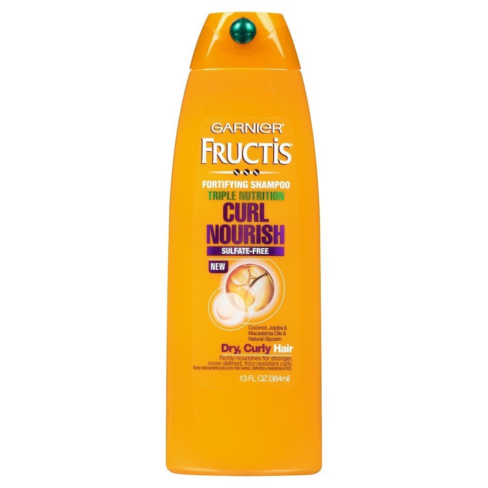 Garnier Hair Care Fructis Triple Nutrition Curl Moisture Shampoo, 13 Fluid Ounce