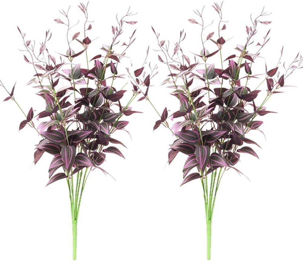 2Pack Artificial Flowers Eucalyptus Leaves Artificial Plants Eucalyptus Branches Fake Simulation Faux Flowers Foliage Greenery Stems 20.4''Tall for Greenery Holiday Wedding Party Floral