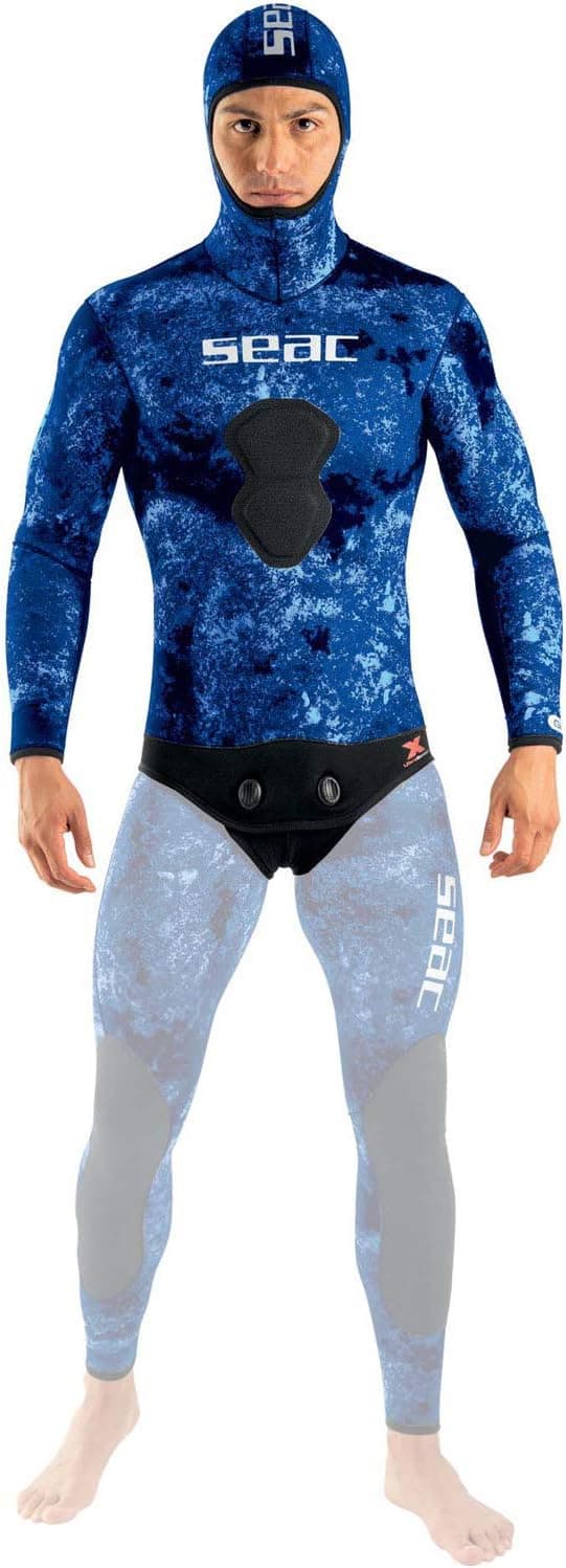 Seac Ghost, Jacket in 3 mm Ultrastretch Neoprene with Incorporated Hood.