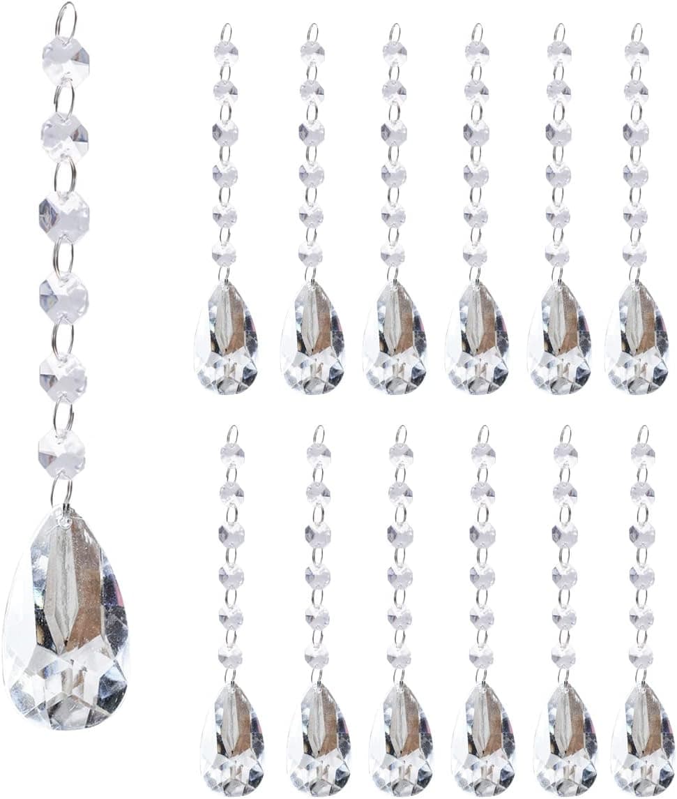 SKY CANDYBAR Acrylic Crystal Bead Hanging Strand Manzanita Trees Wedding Centerpiece Decor 12pcs