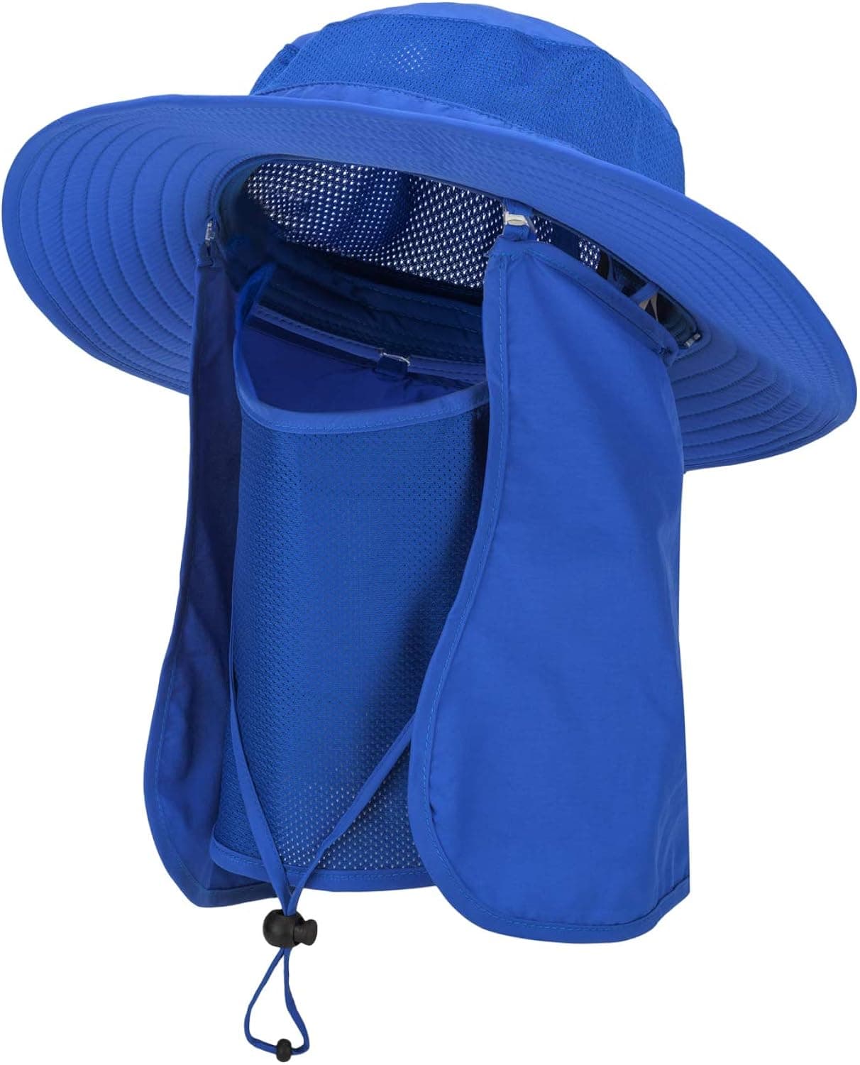Outdoor Sun Hat UPF 50 Protection Waterproof Fishing hat Face Cover Summer Neck Flap Hat