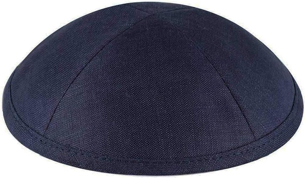 Zion Judaica Deluxe Linen Kippot Single Bulk Optional Custom Imprinting for Any Even