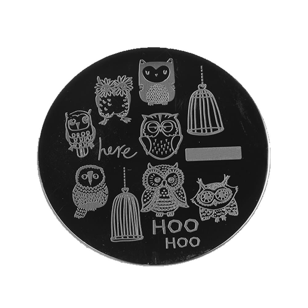 BORN PRETTY Cute Owls Nail Art Stamp Template Image Plate Pattern #Qgirl-036