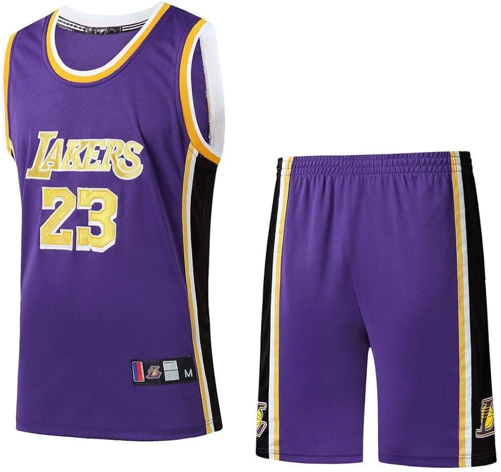 OuterStuff Youth Los Angeles Lakers #23 LeBron James Kids Basketball Jersey