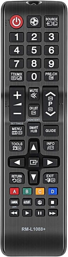 Gvirtue BN59-01301A Remote Control Compatible Replacement for Samsung 3D 4K UHD LCD LED Smart TV, N5300, NU6070, NU6080, NU6900, NU7100, NU7200, NU7300, NU710D, NU730D