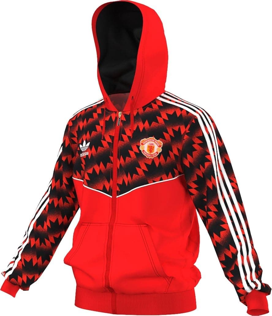 adidas Manchester United Full Zip Originals Hoody (L)