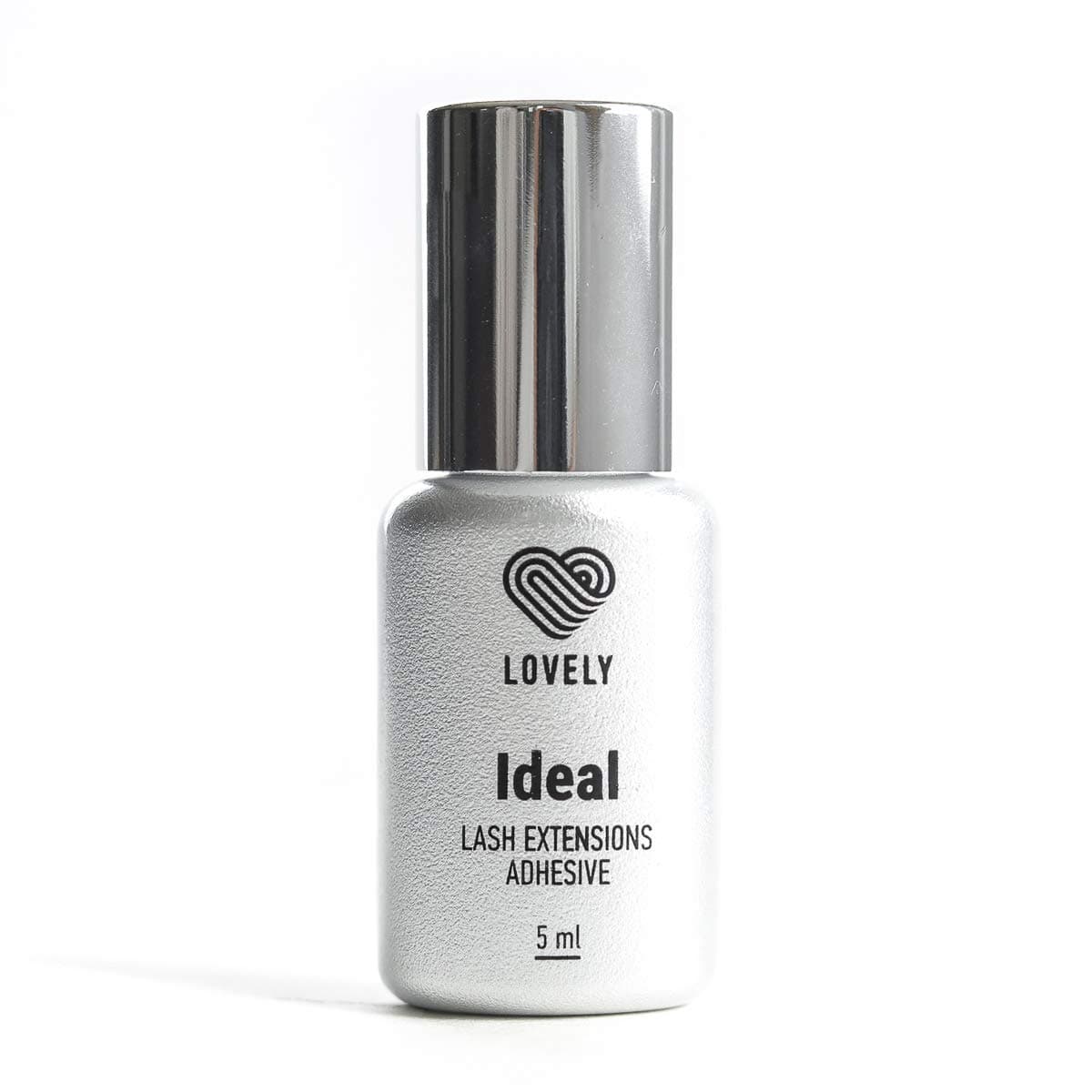 Lovely US Ideal Eyelash Extension Glue,1 Sec Dry Time,8 Week Retention,Silver,5ml