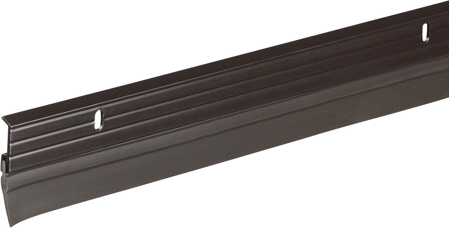 Frost King Premium Aluminum And Vinyl Door Sweep 1-5/8-Inch by 36-Inches, Brown - B59/36H
