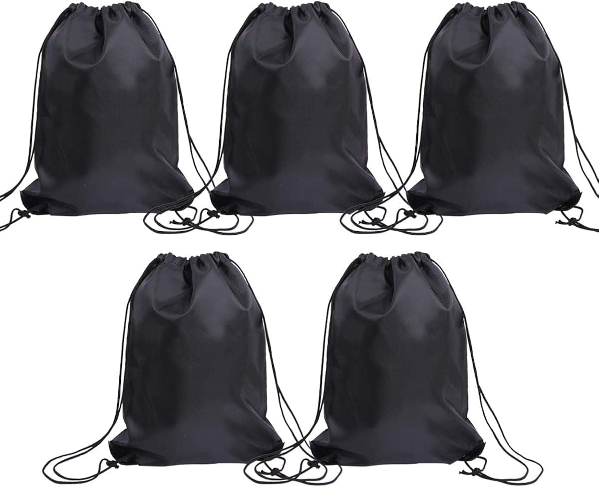 Bonaweite Drawstring Bags Bulk for Women, Large Nylon Gym String Gift Backpack for Tie-dye