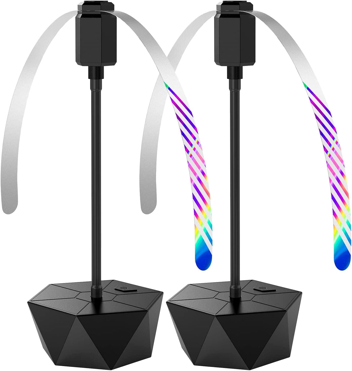 TMACTIME Fly Fans for Tables, Effective Fly Repellent Fan with Soft Blades Keeps Flies Away, Portable Fly Fan for Picnic, BBQ, Party (2 Pack)