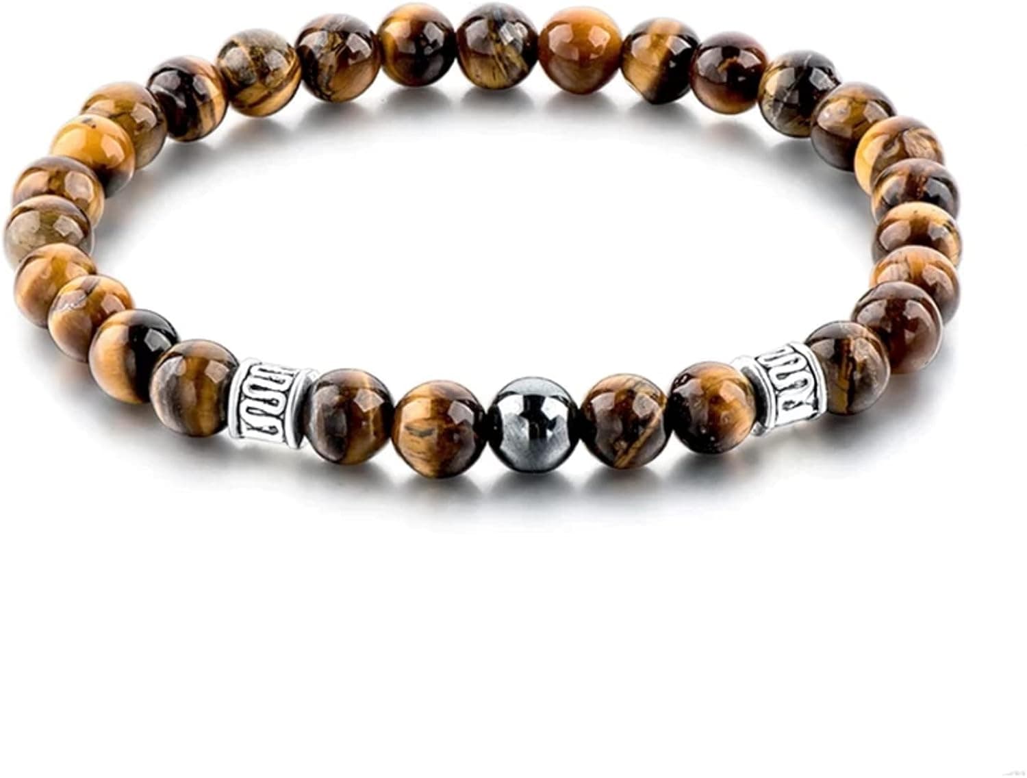 Earth Crystals Stack Bracelets Bohemian - For Women and Men – Beads Bracelets with Genuine Crystal Stones – Comfortable Wear Elegant and Colorful Design