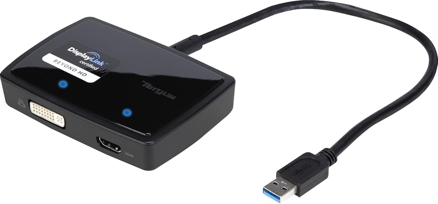 Targus USB 3.0 SuperSpeed Dual Video Adapter (ACA039US)