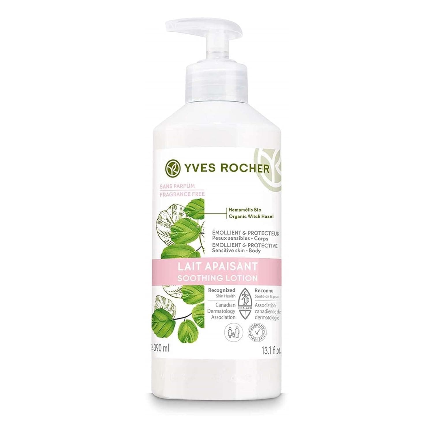 Yves Rocher Soothing Body Lotion with Witch Hazel - Sensitive Skin - 13.1 Oz - 1 Ct