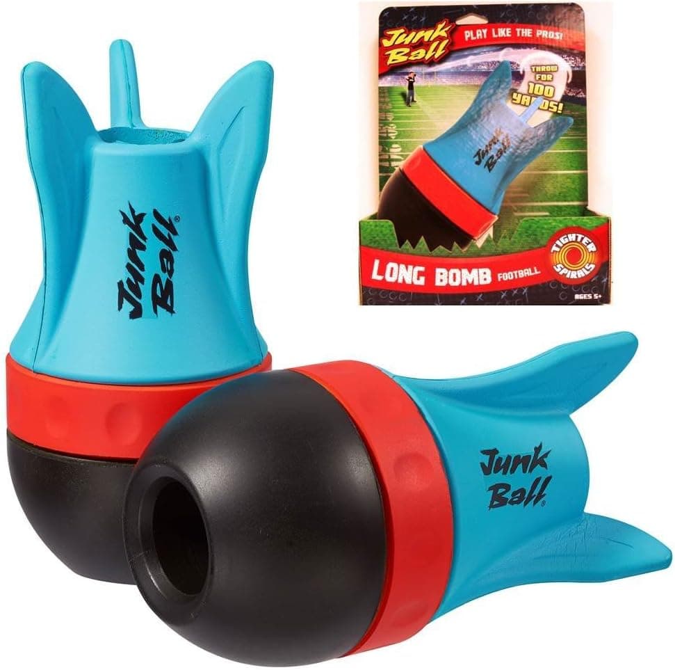 junk-Ball Pro Pass Football Traing Aid - Throw up to 100 Yards