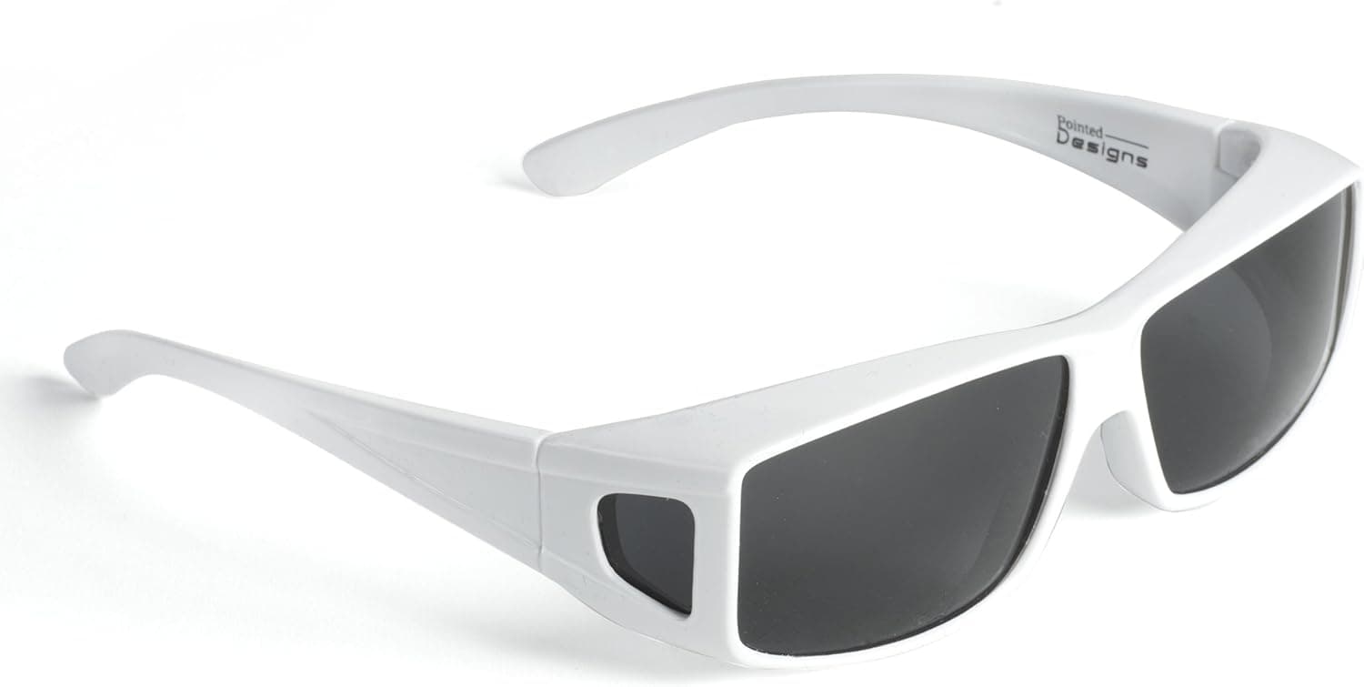 Pointed Designs Sunglasses Over Glasses- Polarized Fitover Sunglasses with 100% UV Protection for Men or Women- Style 2