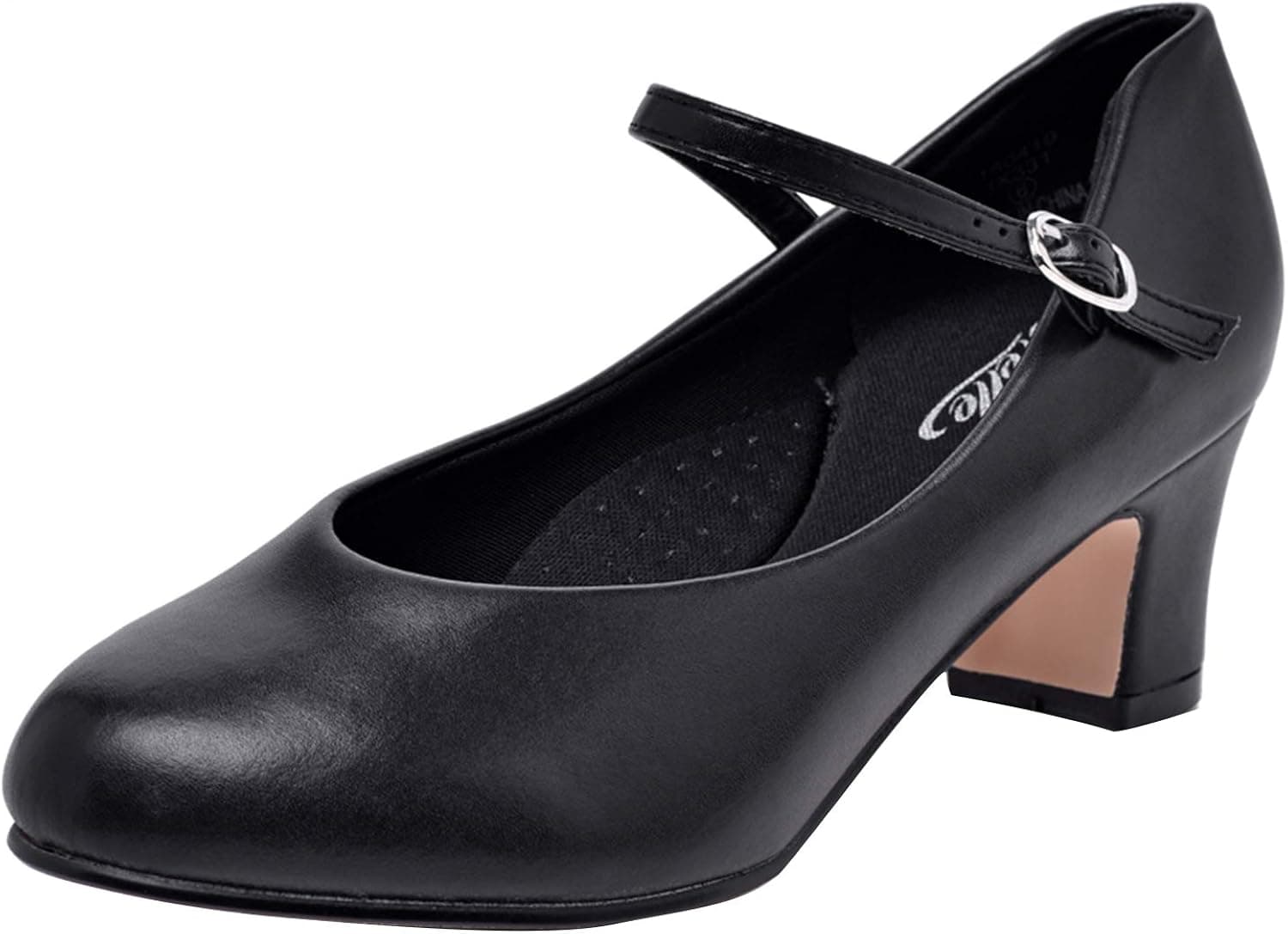 Stelle 1.5"/2" Women Character Dance Shoes Ankle Strap Heels for Ballroom Salsa Tango Flamenco Latin