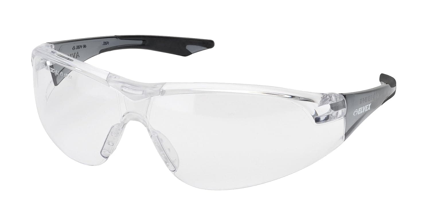 Delta Plus Avion, One Size, Clear with Black Temple Tips