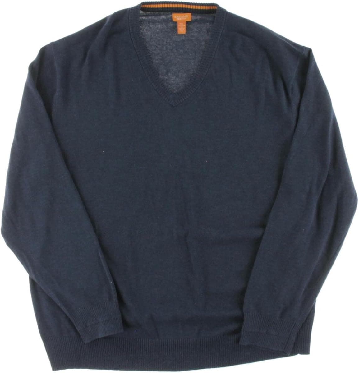 Savane Men's Solid V-Neck Sweater