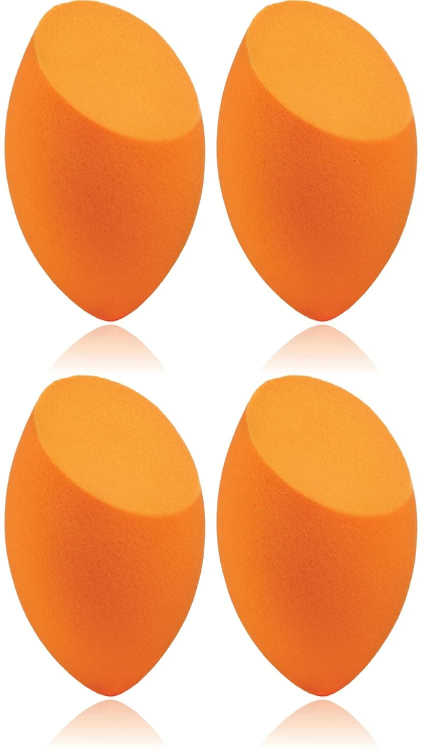 4 Pcs Makeup Sponge Set Blender Beauty Foundation Blending Sponge - Soft Latex Free Vegan Sponges - Blending, Highlighting, Contouring - Flawless Coverage