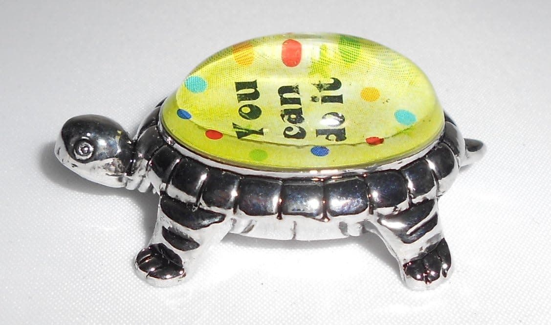 Ganz Lucky Little Turtle Pocket Charm - "You can do it",Multicolor