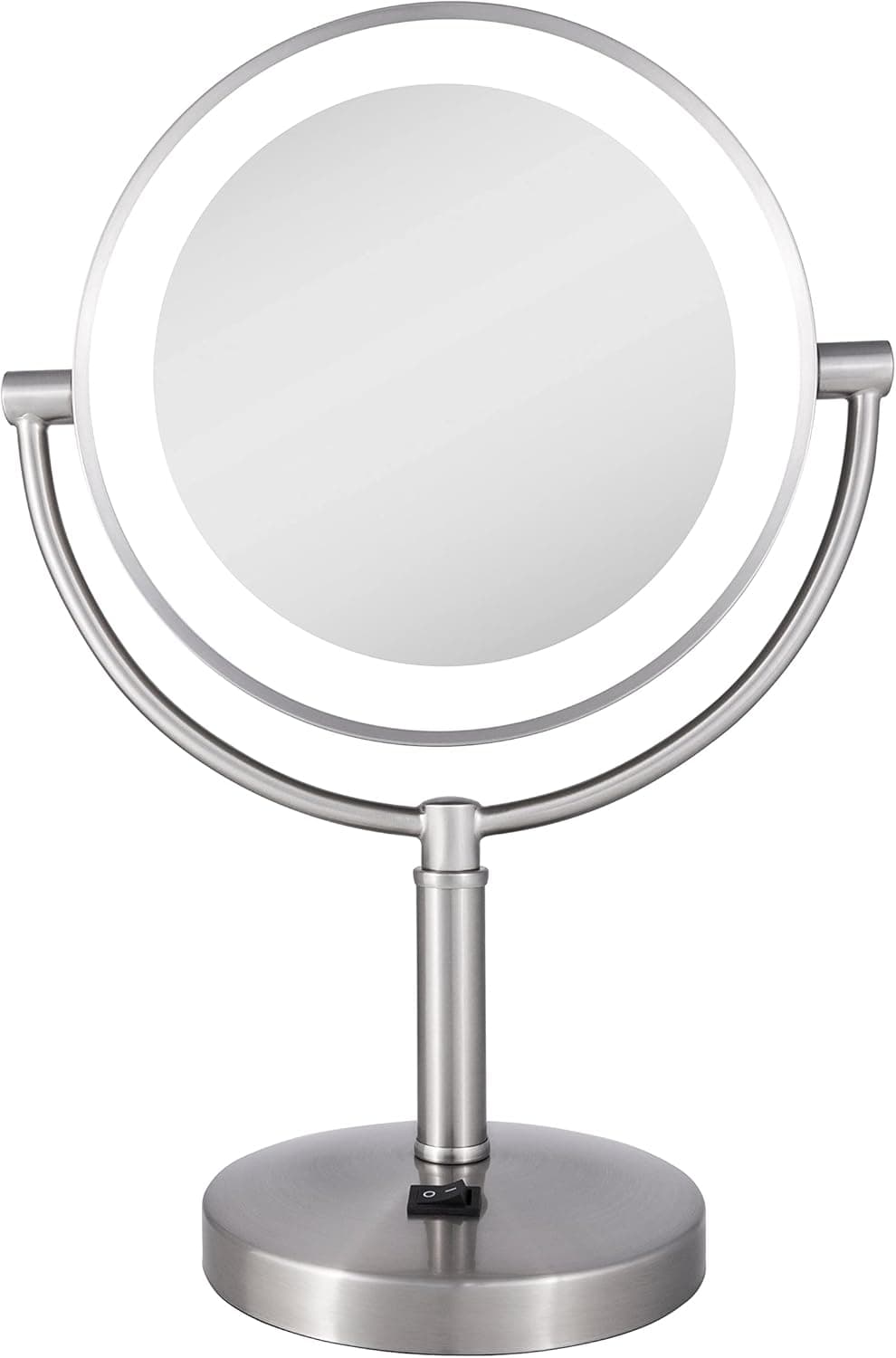 Zadro Laguna 11" Makeup Mirror with Lights and Magnification LED Lighted Makeup Mirror with Magnification 10X/1 or 5X/1X