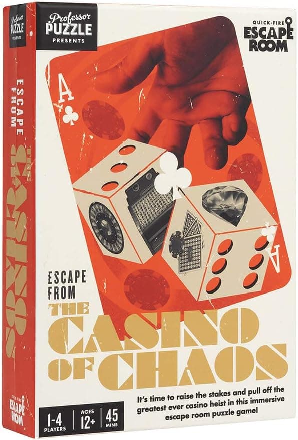 Escape from The Casino of Chaos - Escape Room Game - Multiplayer Brain-Teasing Game / Escape The Room Game by Professor Puzzle.