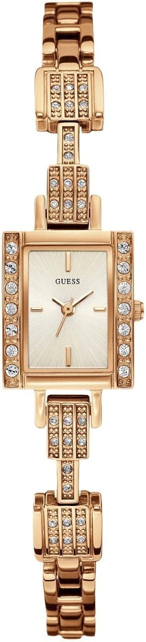 Guess Women's Rose Gold-Tone Delicate Retro Glamour Watches U0136L3