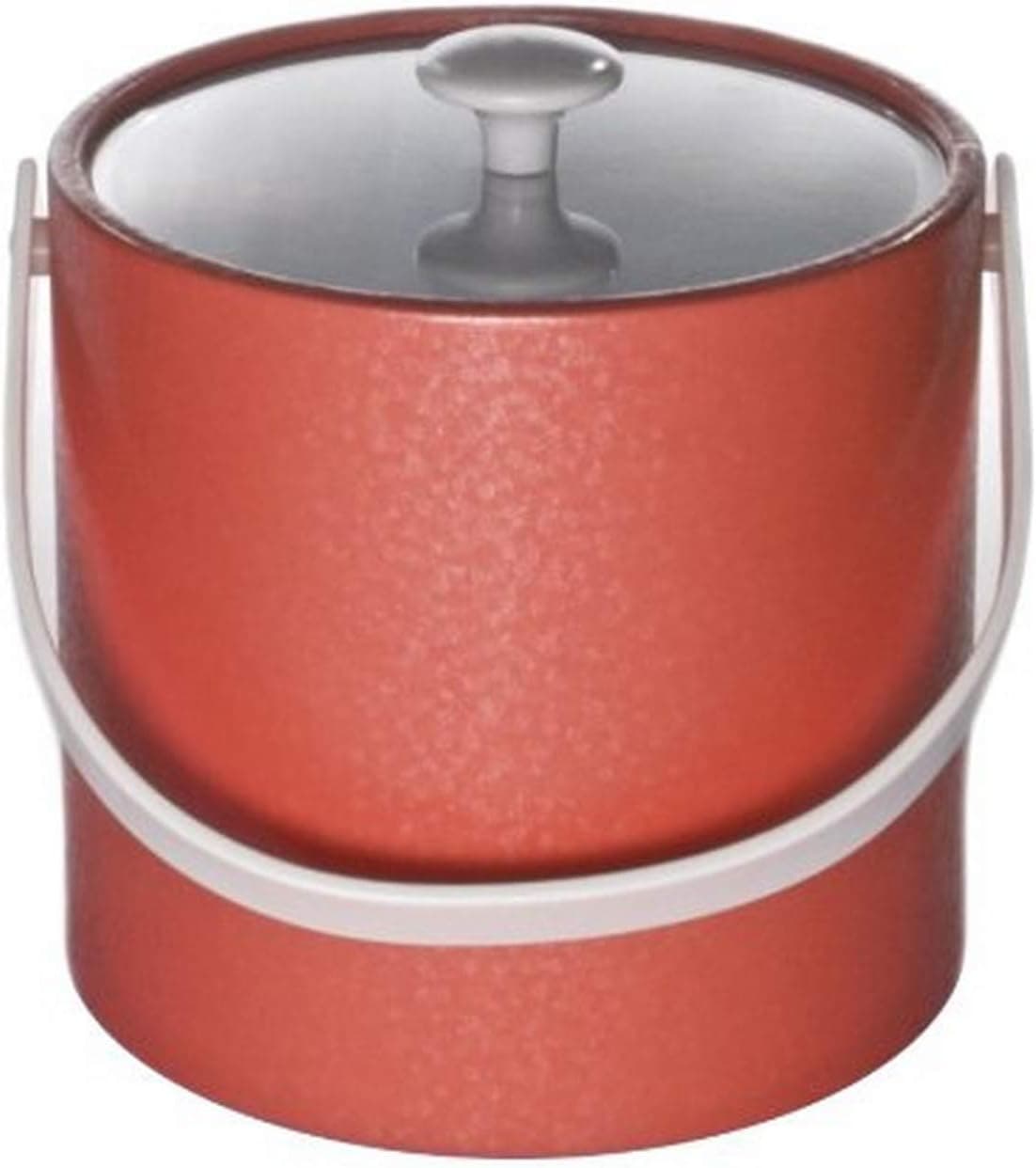 Mr. Ice Bucket Retro 3-Quart Ice Bucket, Orange