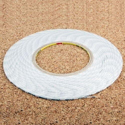 Lopurs 5mm 3M Double Sided Adhesive Sticker Tape for iPhone / Samsung / HTC Mobile Phone Touch Screen Repair, Length: 50m