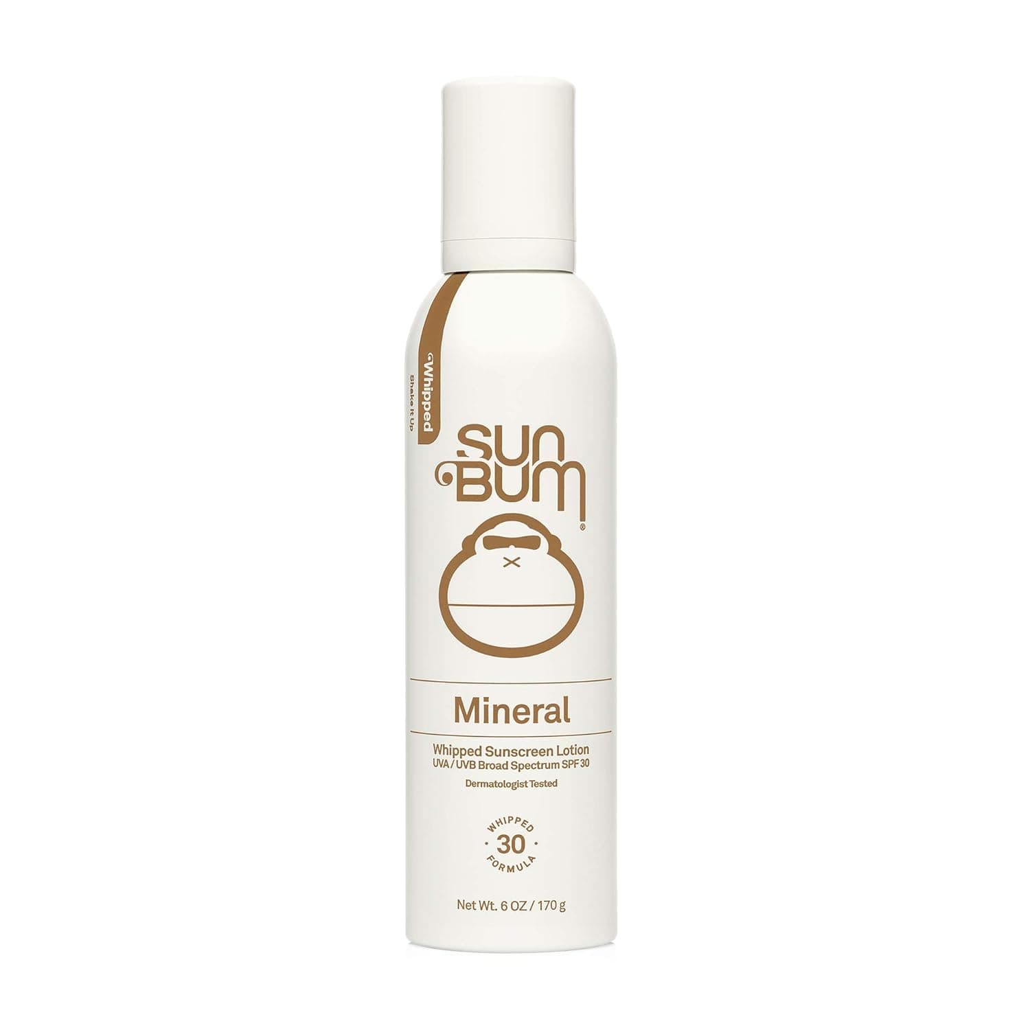 Sun Bum Mineral SPF 30 Whipped Sunscreen Spray|Vegan and Hawaii 104 Reef Act Compliant (Octinoxate & Oxybenzone Free) Broad Spectrum Natural Sunscreen with UVA/UVB Protection with Zinc | 6 oz