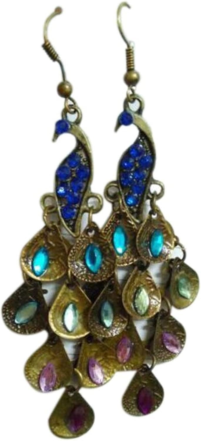 Retro Peacock NecklacePendant Jewelry Vintage Style With a Cute Gift Bag