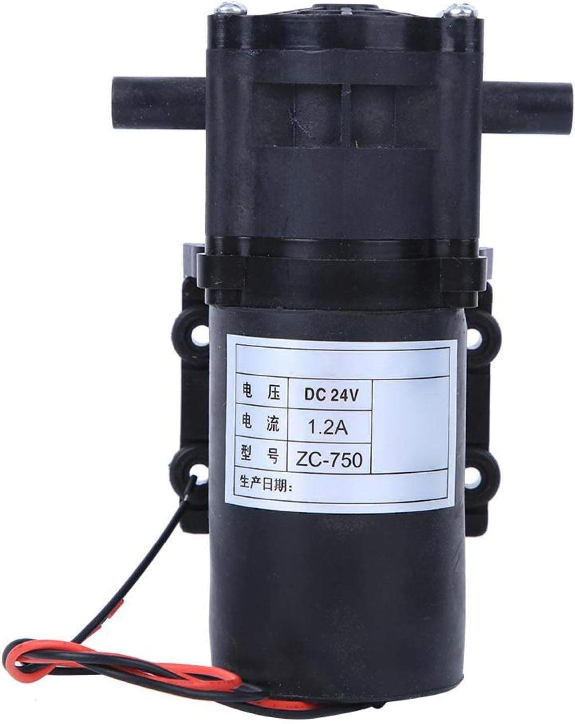 Agatige DC 24V Self-Priming Pump Diaphragm Pump, Water Diaphragm Pump Self Priming for Water Purifier Filling Machine