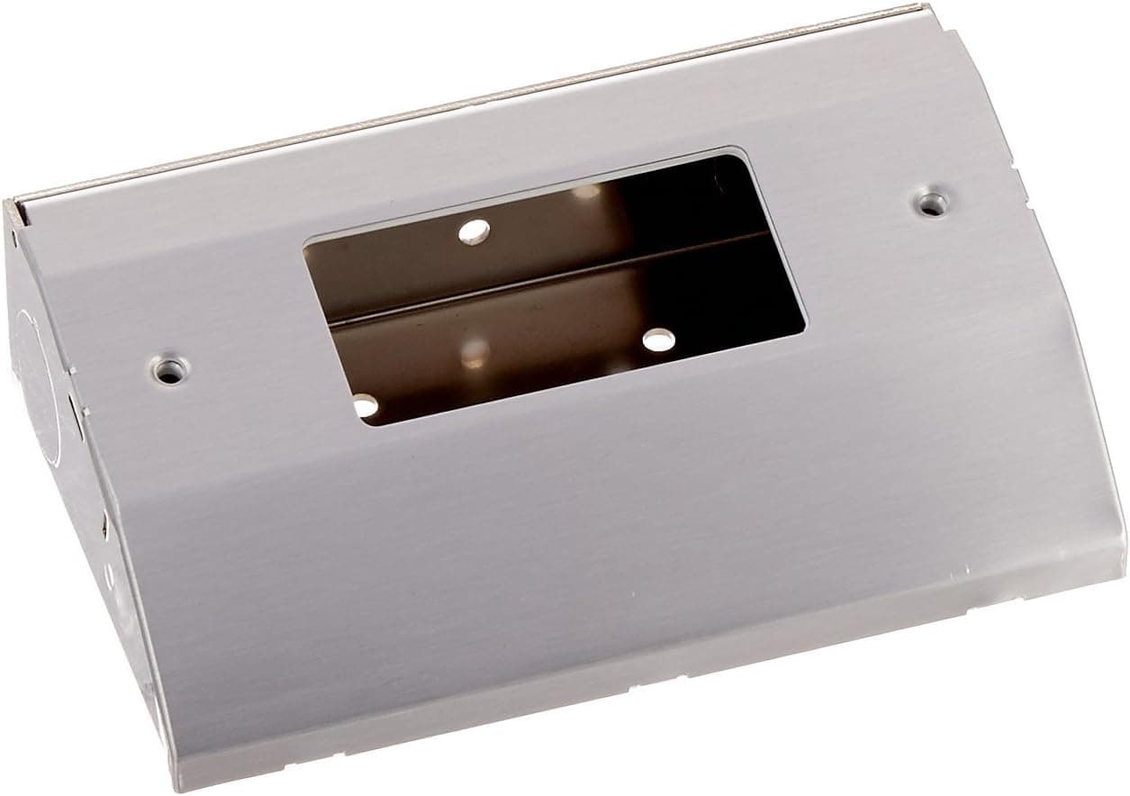 Bryant Electric RU100SS tradeSELECT Under Cabinet/Counter Power Distribution Slim Fit Box, Stainless Steel