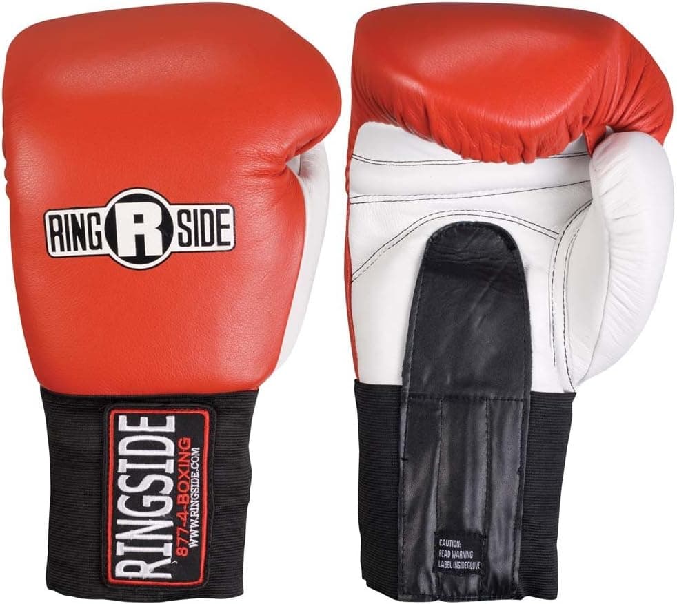 Ringside Heavy Hitter Sparring Gloves, Red, Large