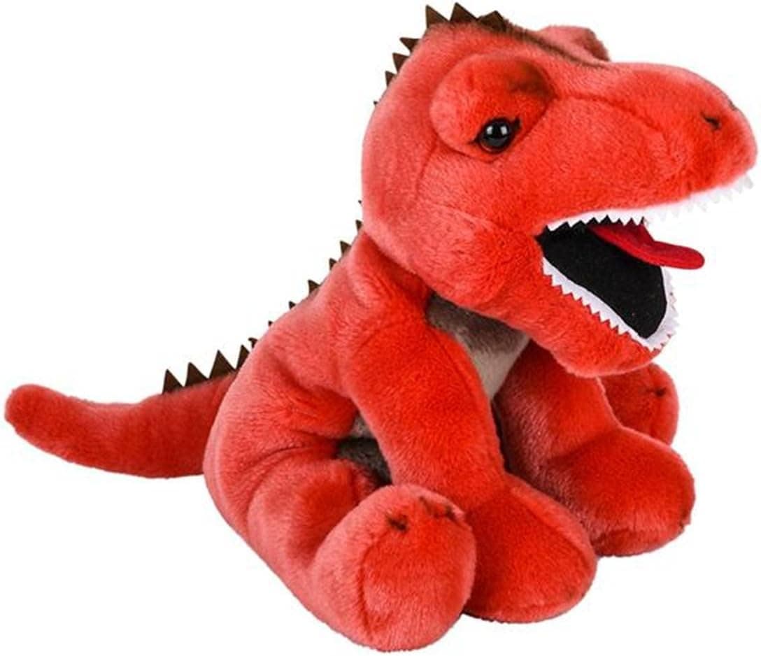 Tribello T-Rex Plush Dinosaur Stuffed Animals, Soft Red T-Rex Stuffed Animal Toy for Kids Boys or Girls, 12-Inch